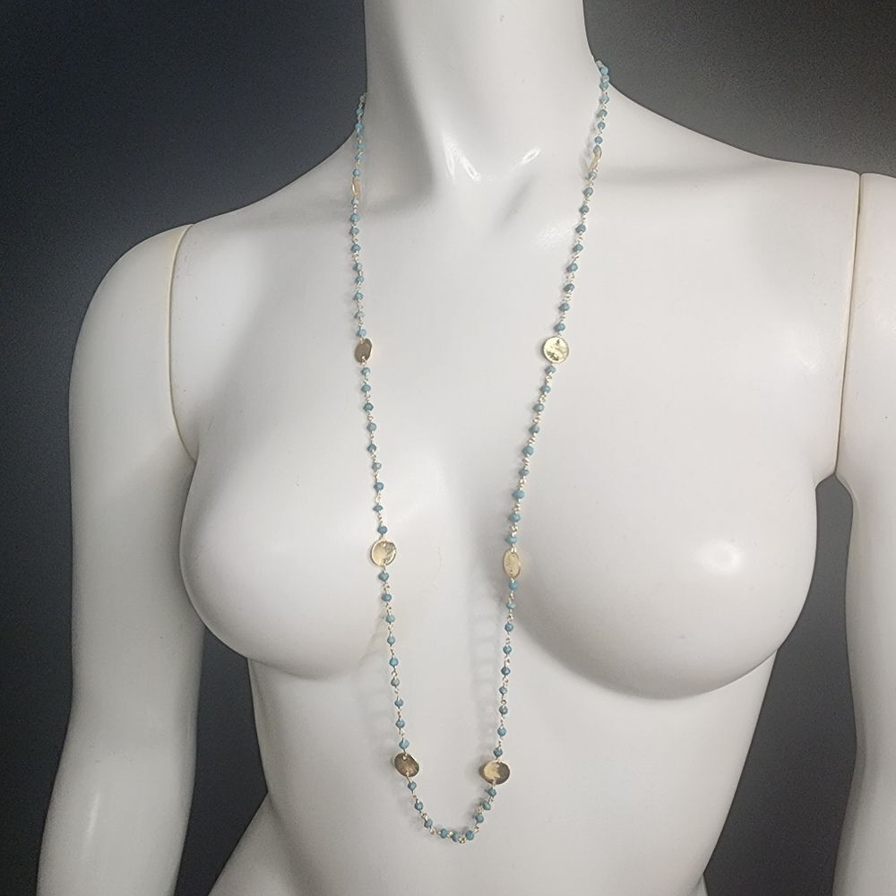 Nilai Blue & Gold Necklace